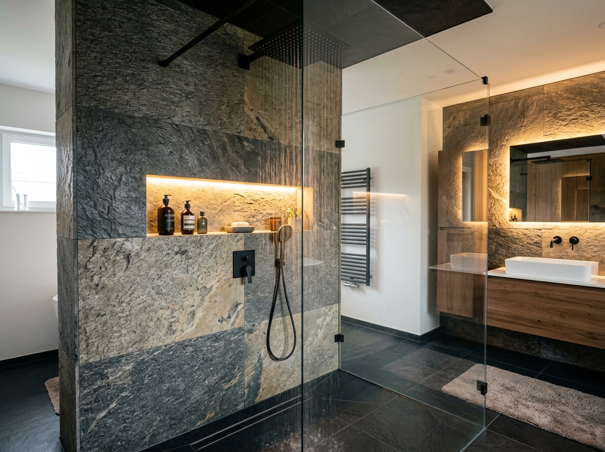 Walk-In Dusche Badsanierung Ingolstadt